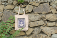 Queen Liliʻuokalani Stamp Canvas Tote Bag